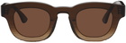 Thierry Lasry Brown Darksidy Sunglasses