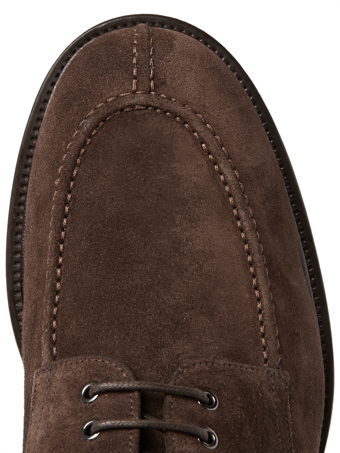 Mr P. - Jacques Shearling-Lined Suede Boots - Brown