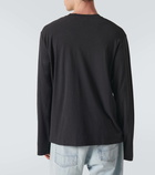 Acne Studios Logo distressed jersey T-shirt