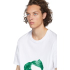 Valentino White Undercover Edition V Face UFO Print T-Shirt