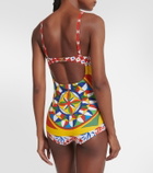 Dolce&Gabbana Carretto cutout swimsuit