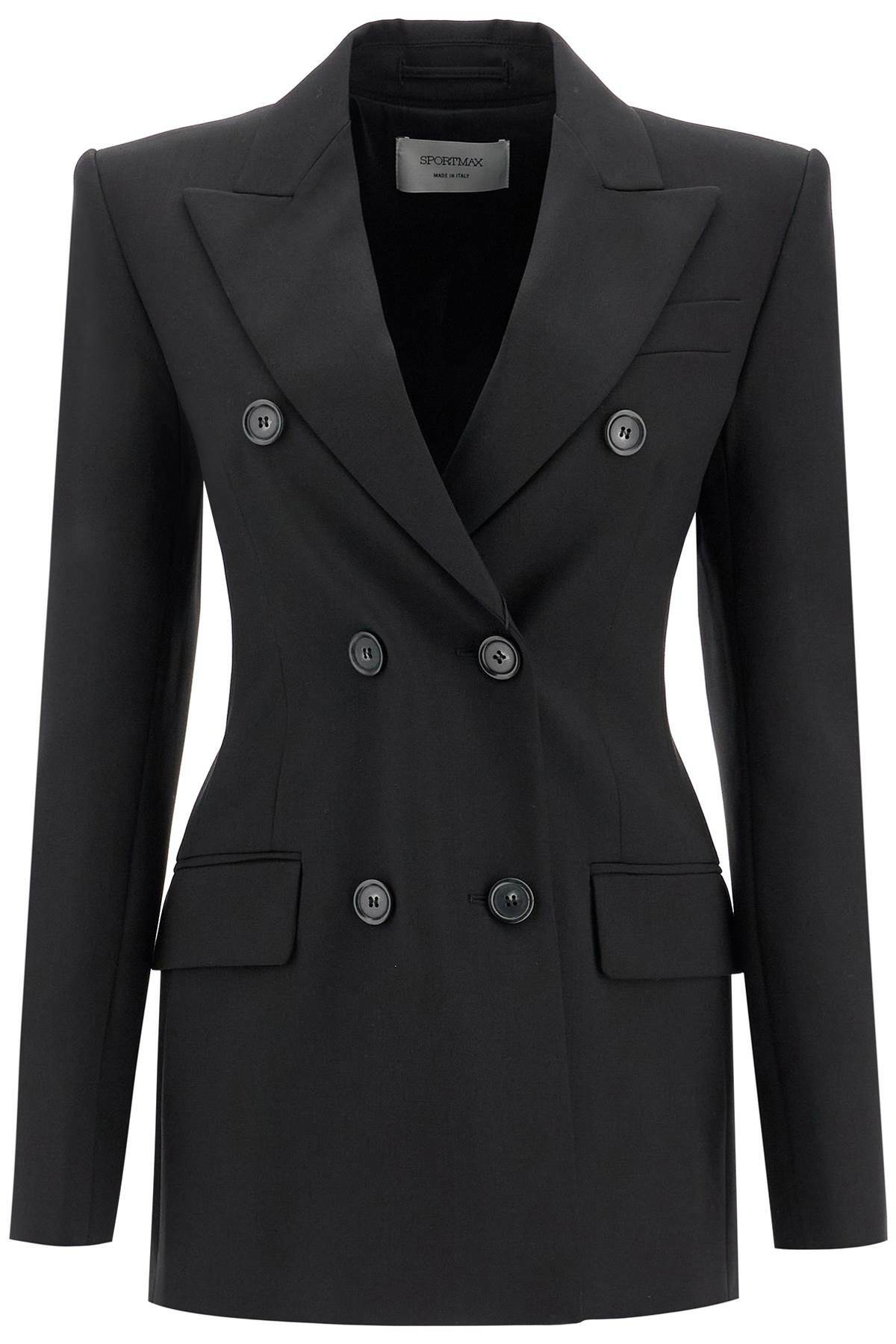 SPORTMAX 'adamo double-breasted stretch wool Black Sportmax