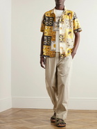 Folk - Gabe Printed Cotton Shirt - Yellow