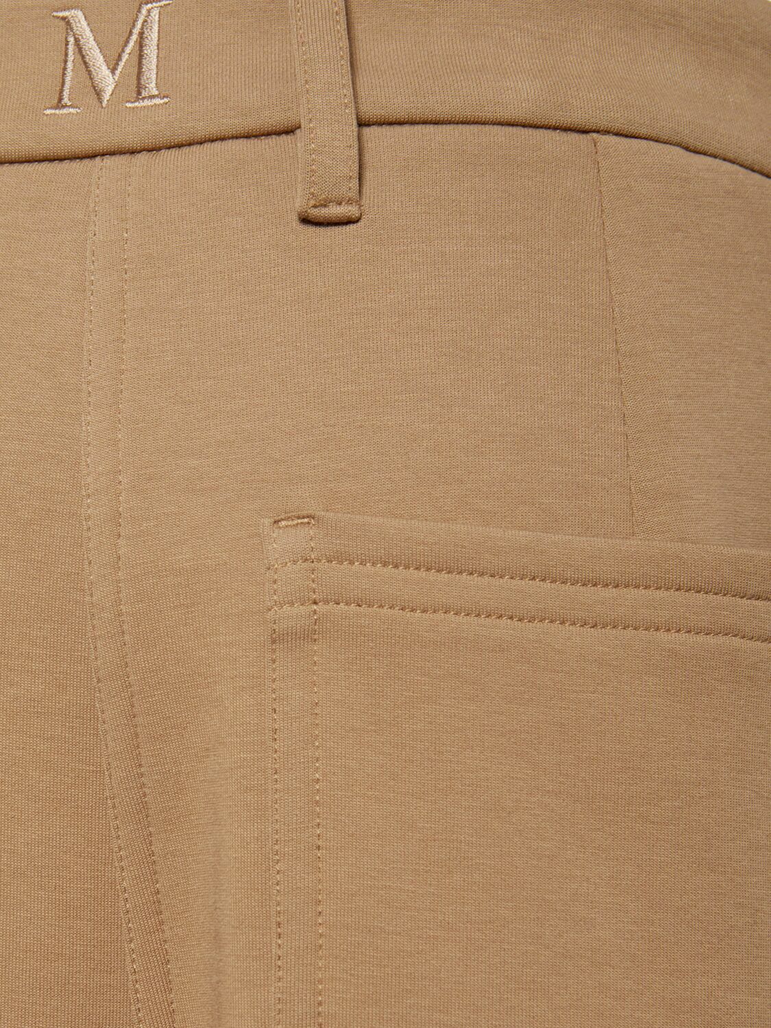 'S MAX MARA caucaso ストレートレッグパンツ S MAX MARA Caucaso Jersey Scuba Wide Pants S Max Mara