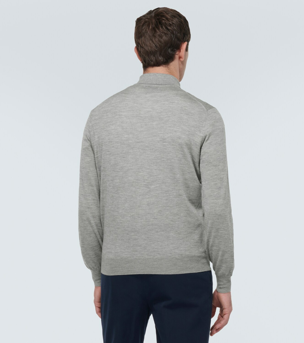 Brunello Cucinelli Cashmere and silk polo sweater