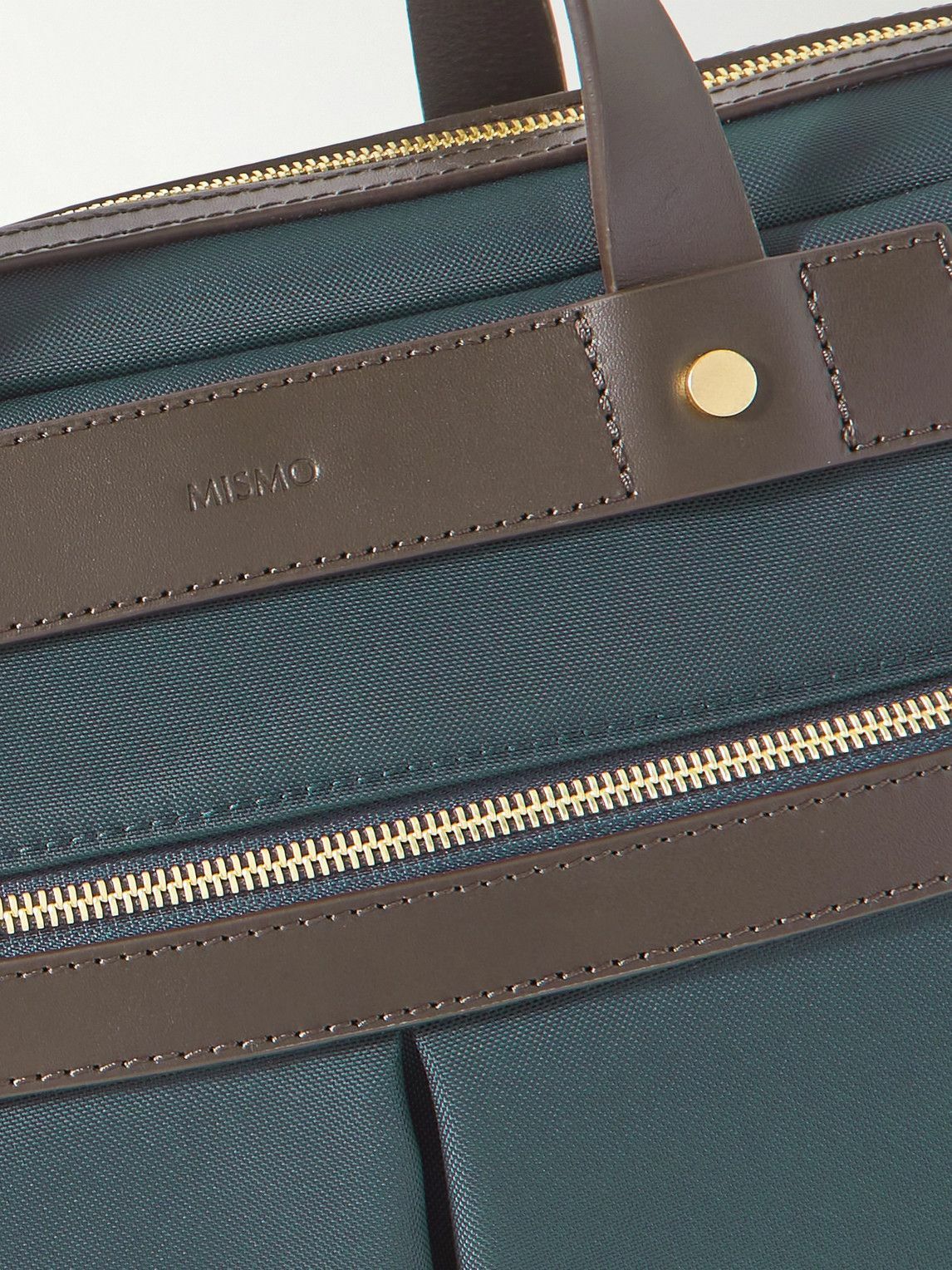 Mismo - M/S Office Leather-Trimmed Nylon Briefcase Mismo