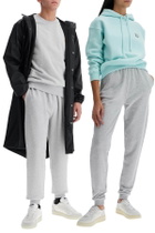 MAISON KITSUNE fox head jogging pants Grey