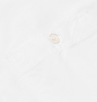 Mr P. - Grandad-Collar Cotton Oxford Shirt - Men - White