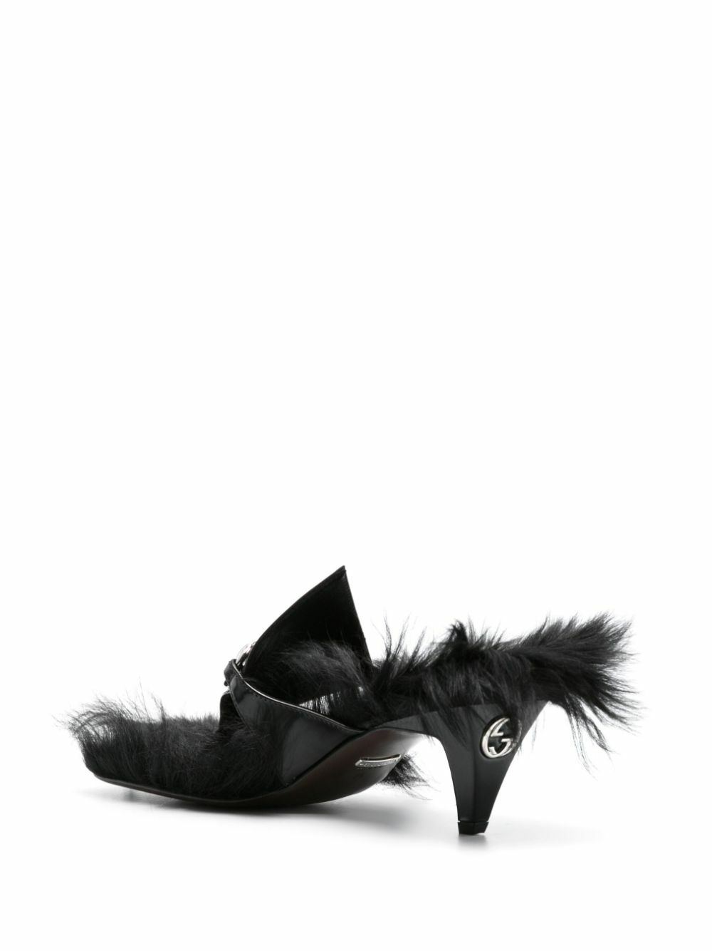 Gucci Black Horsebit Leather Sandals Gucci