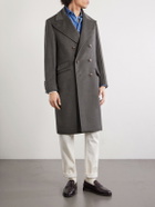 Brunello Cucinelli - Virgin Wool Double-Breasted Coat - Green