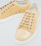 Lanvin DBB1 suede and patent leather sneakers