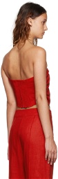 Reformation Red Dillon Tank Top