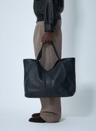 Saint Laurent Large Y-Shaped Leather Tote Bag