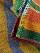 THE ELDER STATESMAN - Super Soft Striped Cashmere Blanket