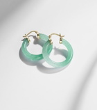 Mateo 14kt gold (585/1000) earrings with jade