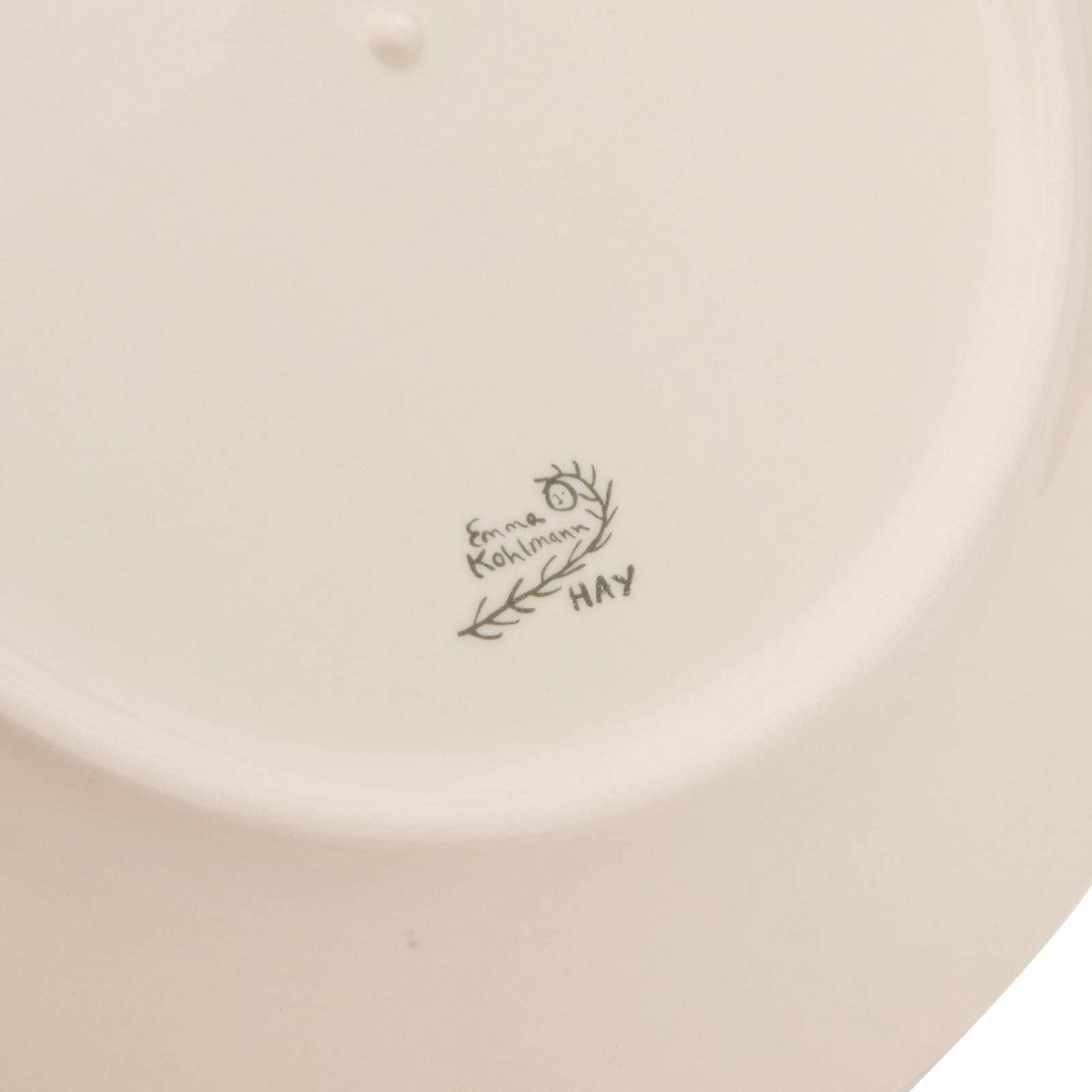 HAY x Emma Kohlmann La Pittura Plate in Moon Face Vine 