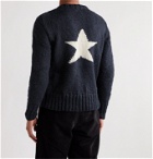 Monitaly - Chamula Star-Intarsia Merino Wool Sweater - Blue