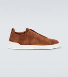 Zegna - Triple Stitch suede sneakers