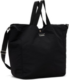 Comme des Garçons Homme Black Cotton Nylon Grosgrain Tote