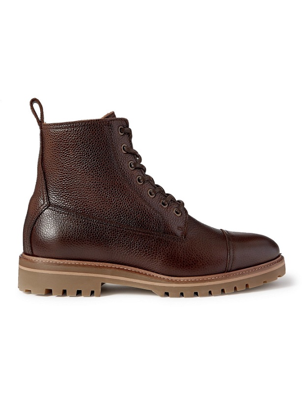 Photo: BELSTAFF - Alperton Full-Grain Leather Boots - Brown - EU 43