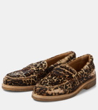 Golden Goose Jerry animal-print leather moccasin