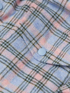 Aspesi - Checked Padded Wool-Blend Shirt - Blue