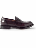 Officine Creative - Balance Leather Penny Loafers - Burgundy