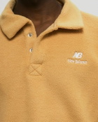New Balance Polar Fleece Polo Brown Men
