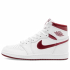 Air Jordan 1 High 85 Sneakers in Team Red/White