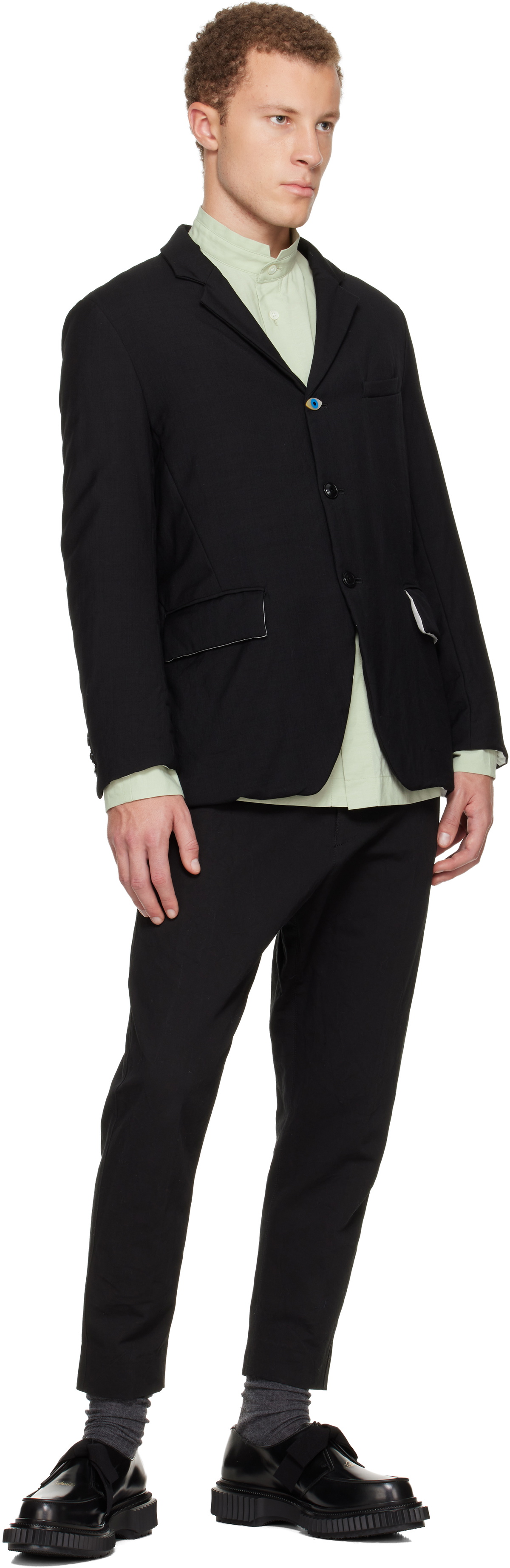 UNDERCOVER Black ADIEU Edition UC2E4F03 Loafers