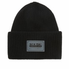 Napapijri Men's x Martine Rose Beanie in Black Beauty 