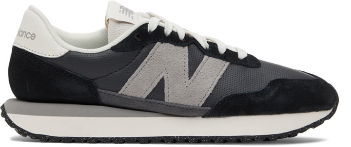 Photo: New Balance Black & Gray 237V1 Sneakers