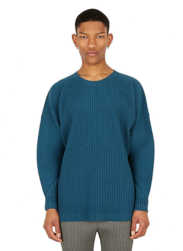 Photo: Surface Long-Sleeved Top in Blue