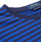 Polo Ralph Lauren - Striped Cotton-Jersey T-Shirt - Blue