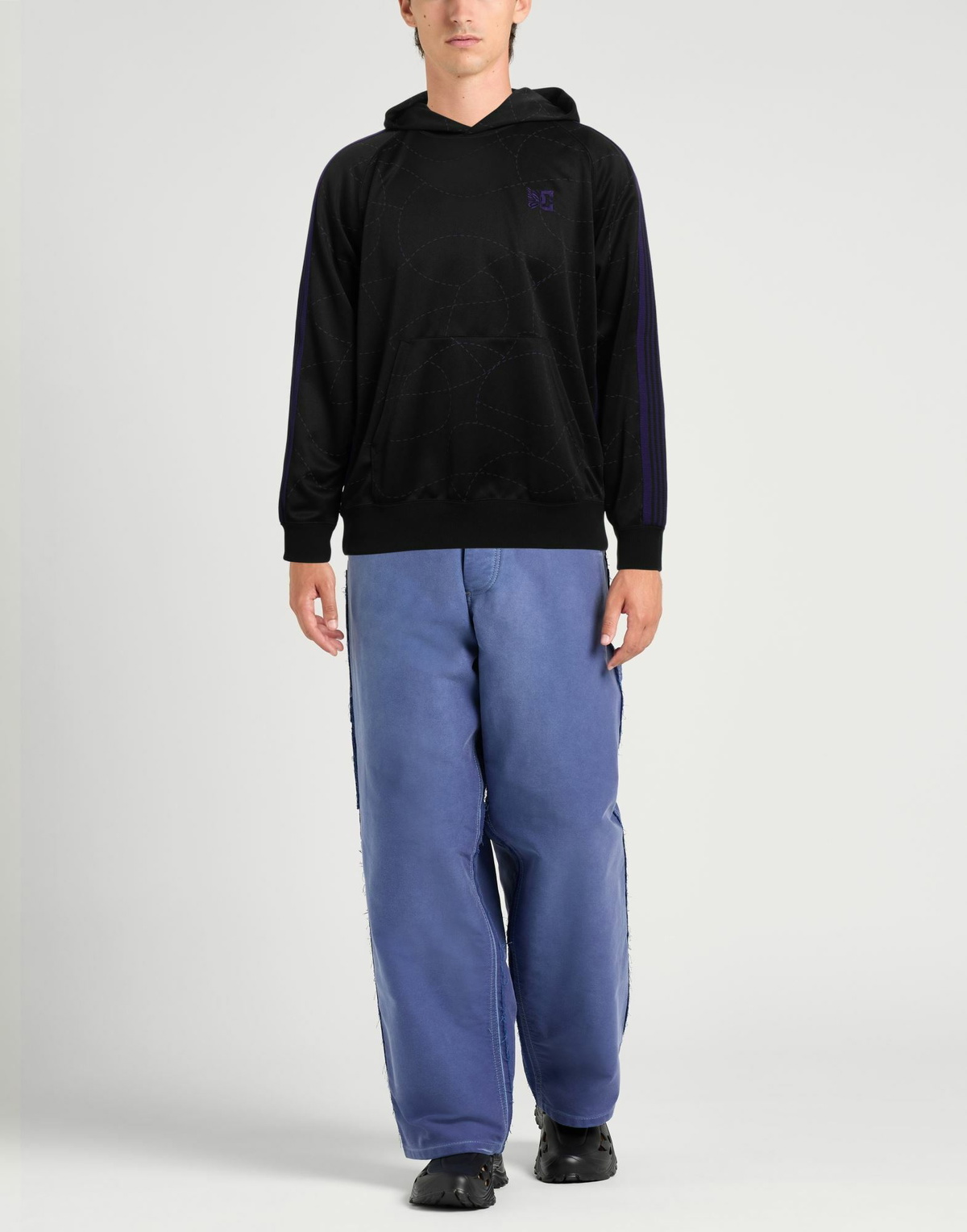Needles Mens Sweatshirt in Black