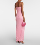 Rotate Birger Christensen Sequin-embellished side-slit maxi dress