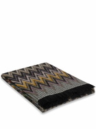 Missoni Home Grey, Black And Beige Chen Throw 140x200cm