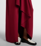 Givenchy Asymmetrical draped midi dress