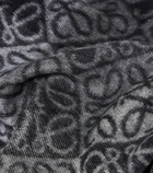 Loewe Anagram wool and cashmere scarf