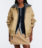 Miu Miu Padded cotton twill blouson jacket