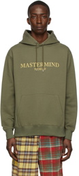 mastermind WORLD Green Cotton Hoodie