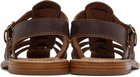 De Bonne Facture Brown Leather Fisherman Sandals