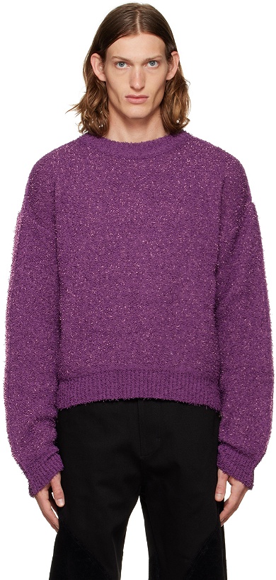 Photo: Andersson Bell Purple Ribbed Sweater