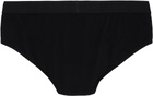 BOSS Three-Pack Black Logo Waistbands Boxers