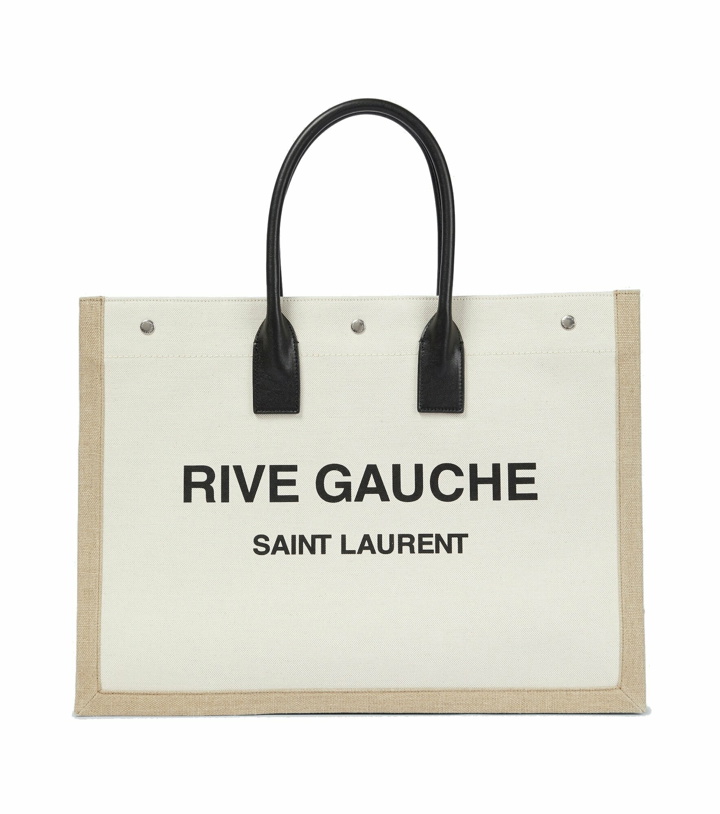 Photo: Saint Laurent - Rive Gauche canvas tote bag
