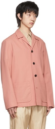 Dries Van Noten Pink Cotton Blazer