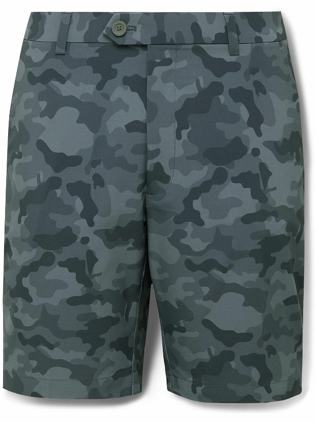 Photo: G/FORE - Maverick Hybrid Straight-Leg Camouflage-Print Stretch-Shell Golf Shorts - Gray