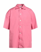 Mcqueen Mens Shirt Fuchsia