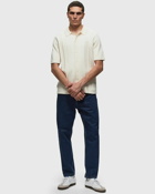 Fred Perry Button Through Knitted Shirt White - Mens - Shortsleeves