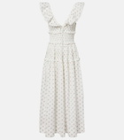 Dôen Sorina floral cotton midi dress